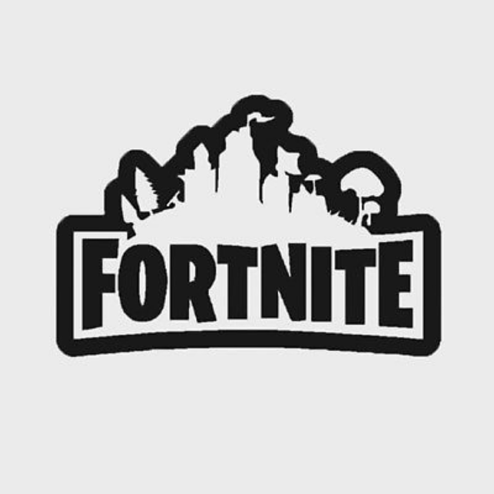 FORTNITE OUTLINE VINYL DECAL
